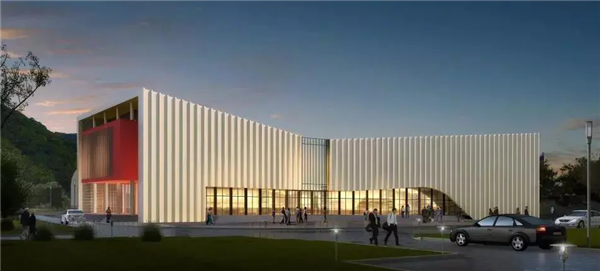 吉林北山室内四季越野滑雪場夜景效果圖