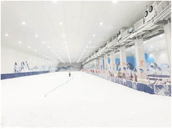 重慶際華園室内滑雪場雪道