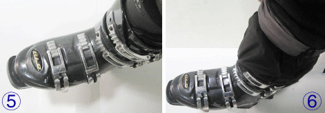 如何正確穿雙闆滑雪鞋3