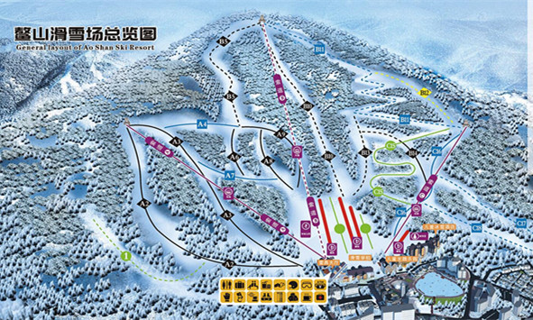 陝西寶雞太白鳌山滑雪場