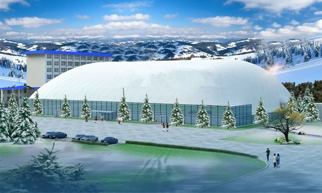 氣膜室内滑雪場