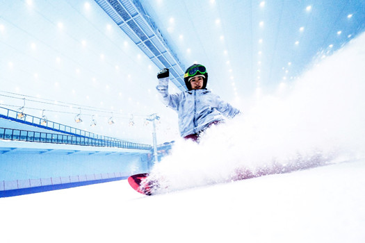 室内滑雪場滑雪