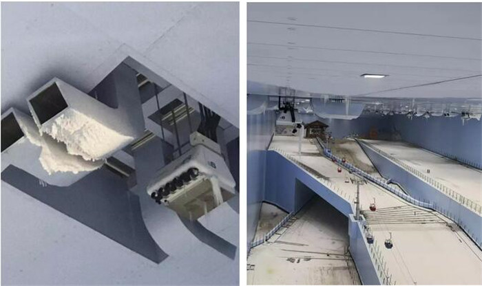 國外進口品牌造雪設備，其冰挂形成的安全隐患