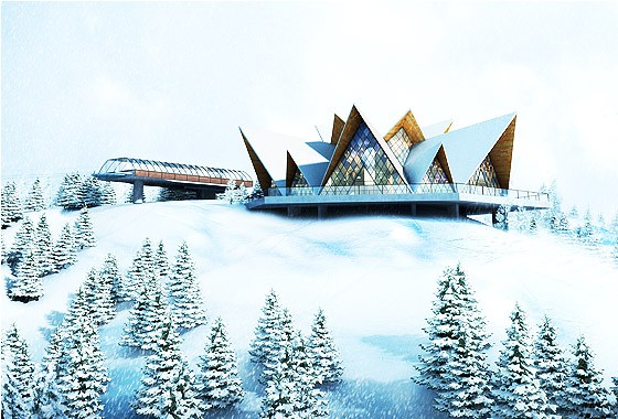 翠雲山•銀河滑雪場滑雪雪頂餐廳