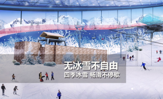 哈爾濱(bīn)萬達城室内滑雪場於(yú)6月30開業—銘星冰雪