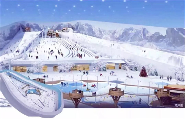 成都融創雪世界内景