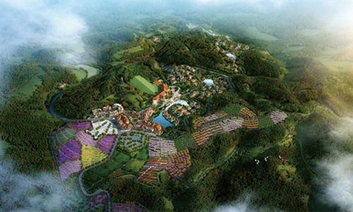 貴州關(guān)嶺奇緣谷冰雪小鎮室内滑雪場(chǎng)