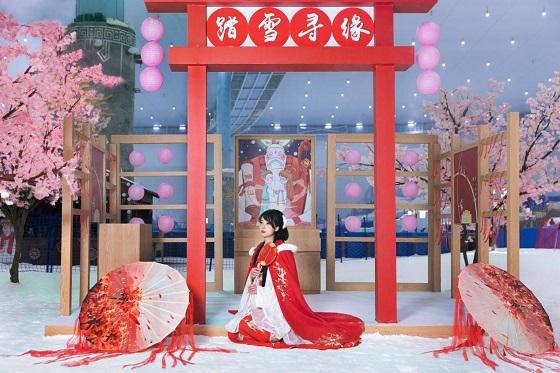 成都融創(chuàng)雪世界開(kāi)啓冰雪季首秀2