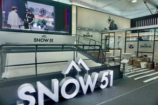 參展的滑雪模拟機