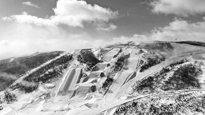 崇禮雲頂冬奧賽場的雪道