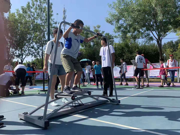 “城鄉體育手拉手、共建和諧新順義”群衆體育公益行冰雪運動進社區推廣活動啓動儀式2