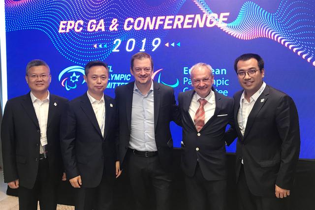 北京冬奧(ào)組委代表團參(cān)加2019年歐洲殘奧(ào)會全會