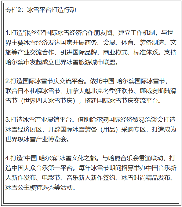 冰雪平台打造行動