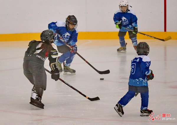 秦皇島(dǎo)市第四屆冰雪運動(dòng)會冰球比賽開賽3