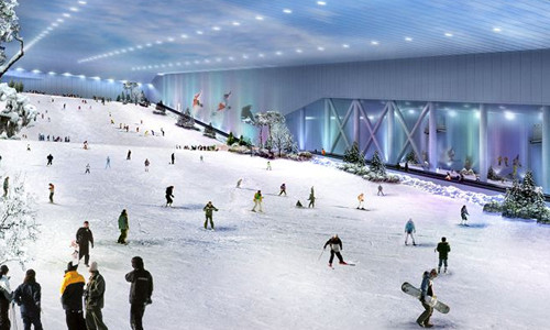 山上可以建設冰雪樂園嗎