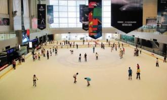 真冰溜冰場(chǎng)建這麽大面積(jī)才适合