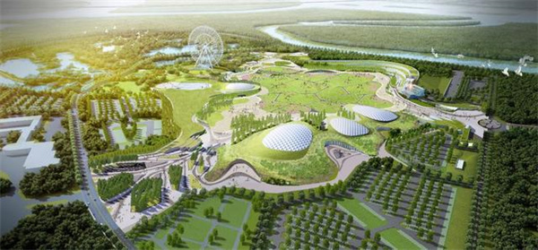 哈爾濱冰雪大世界四季冰雪項目夏季效果圖