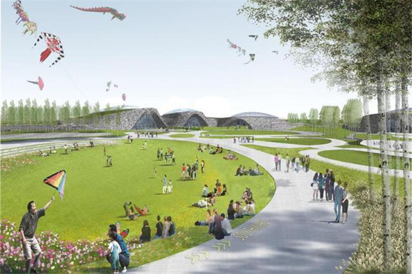 四季冰雪項目夏季局部效果圖