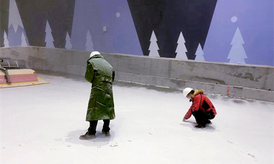 廈門海上世界冰雪世界造雪現場