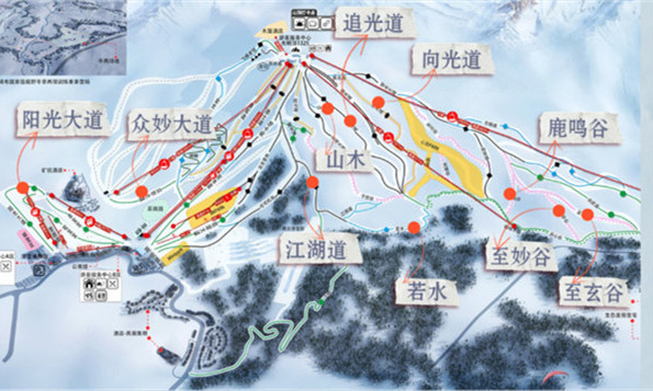 将軍山滑雪場2022-2023雪季共新建雪道10條