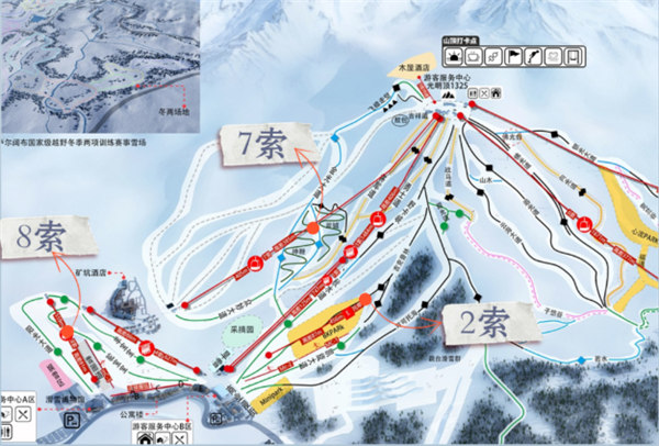 将軍山滑雪場2022-2023雪季新增索道