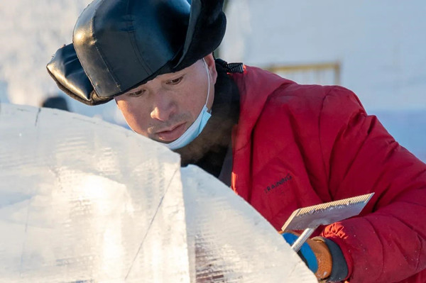 第24屆哈爾(ěr)濱(bīn)冰雪大世界園區初見規模 4