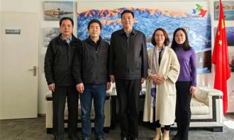 賦能雙奧之城，銘星冰雪領導到訪北京奧運博物館參觀調研